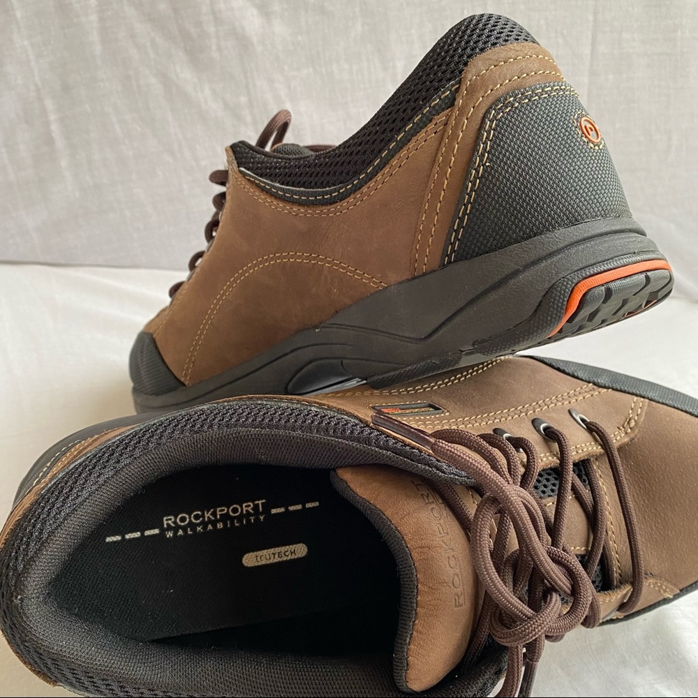 Rockport Light Brown Chranson Fashion Lace-Up Sneakers Size Mens US 10 W - Picture 14 of 16